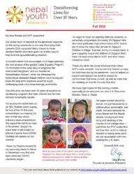 Fall Newsletter 2022