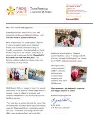 Spring Newsletter 2026